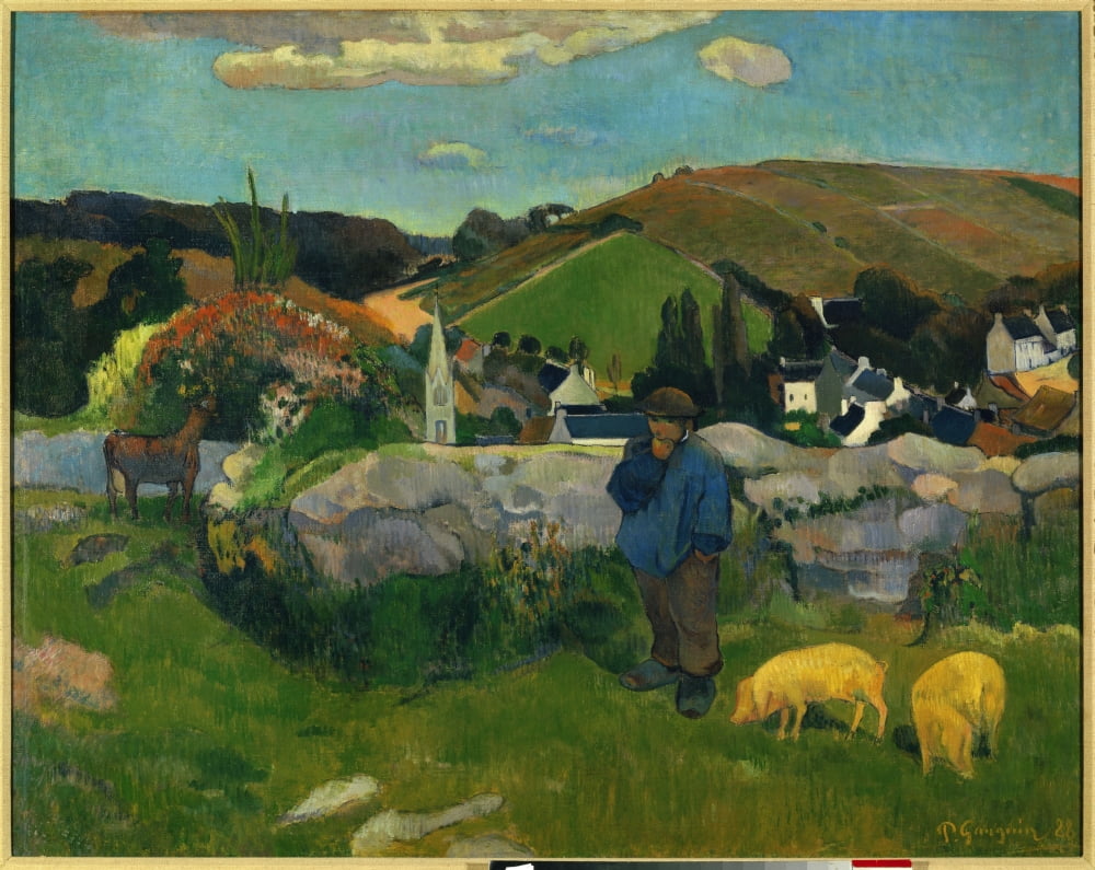 Paul Gauguin (1848-1903) French School Canvas Art - (24 x 18)