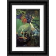 thumbnail image 1 of Paul Gauguin 2x Matted 18x24 Black Ornate Framed Art Print 'The White Horse', 1 of 2