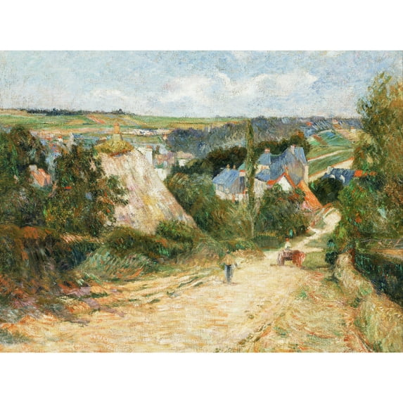 Paul Gauguin Entrance To The Village Of Osny Extra Large Art Print Wall Mural Poster Premium XL