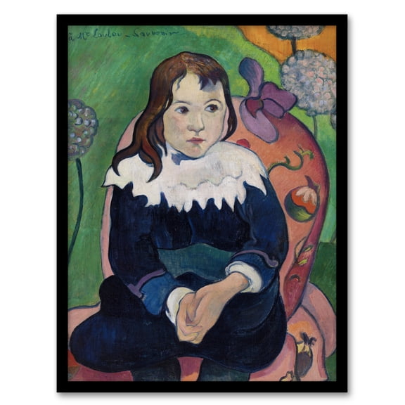 Paul Gauguin Mr Loulou Young Boy Portrait Framed Wall Art Picture Print A4