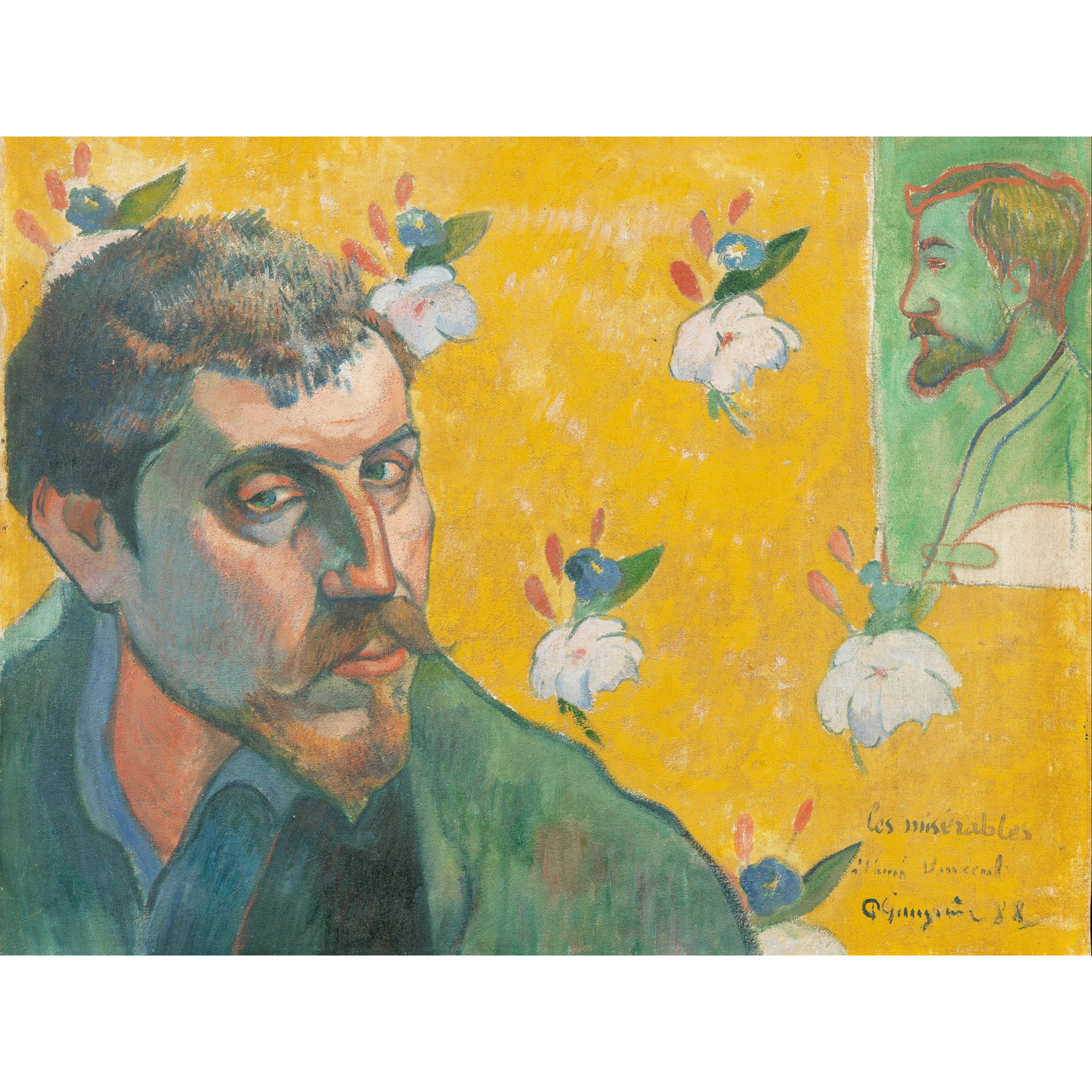 Paul Gauguin Self Portrait Les Miserables Extra Large Art Print Wall Mural Poster Premium XL