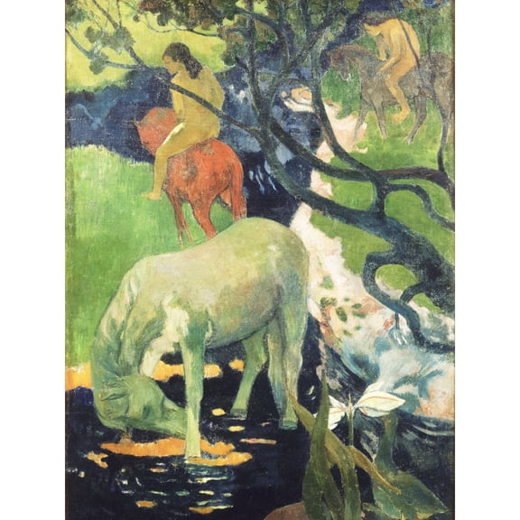 Paul Gauguin The White Horse Extra Large Art Print Wall Mural Poster Premium XL
