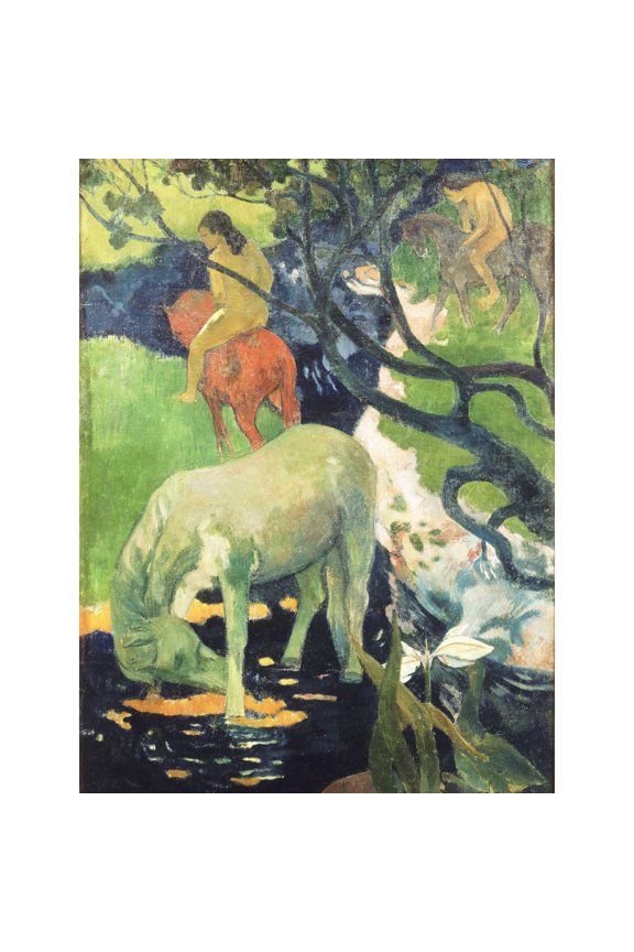 Paul Gauguin The White Horse Extra Large Art Print Wall Mural Poster Premium XL