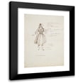 thumbnail image 1 of Paul Gavarni 11x14 Black Modern Framed Museum Art Print Titled - Bohemiene, 1 of 5