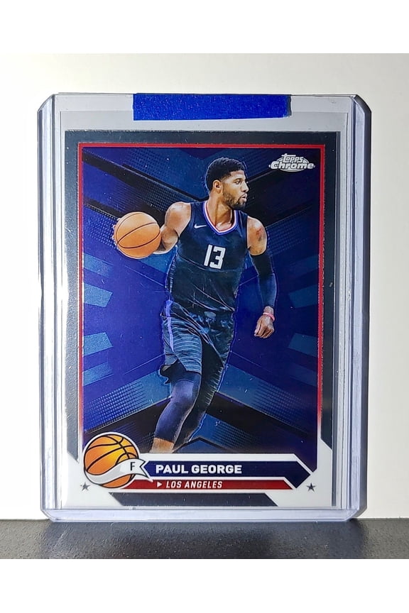 Paul George 2023-24 Topps Chrome NBA #115 Card Los Angeles Lakers