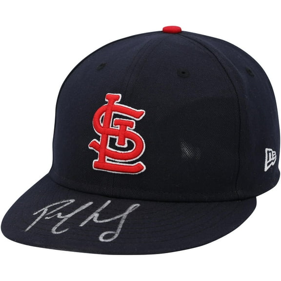 Paul Goldschmidt St. Louis Cardinals Autographed Game-Used Navy Cap from the 2022 MLB Season - Fanatics Authentic Certified