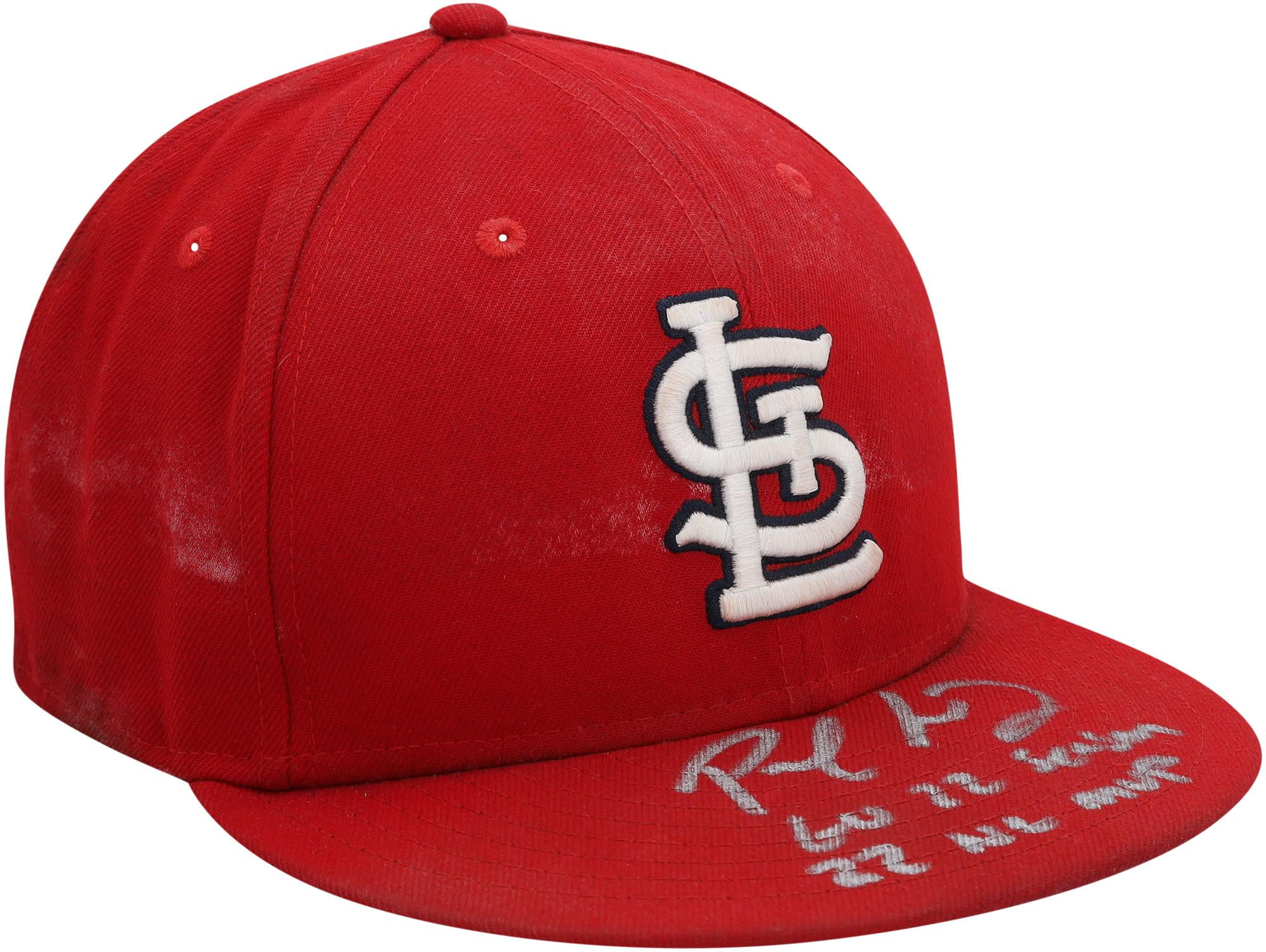Paul Goldschmidt St. Louis Cardinals Autographed Game-Used Red Cap from the 2022 MLB Season with Multiple Inscriptions - Fanatics Authentic Certified