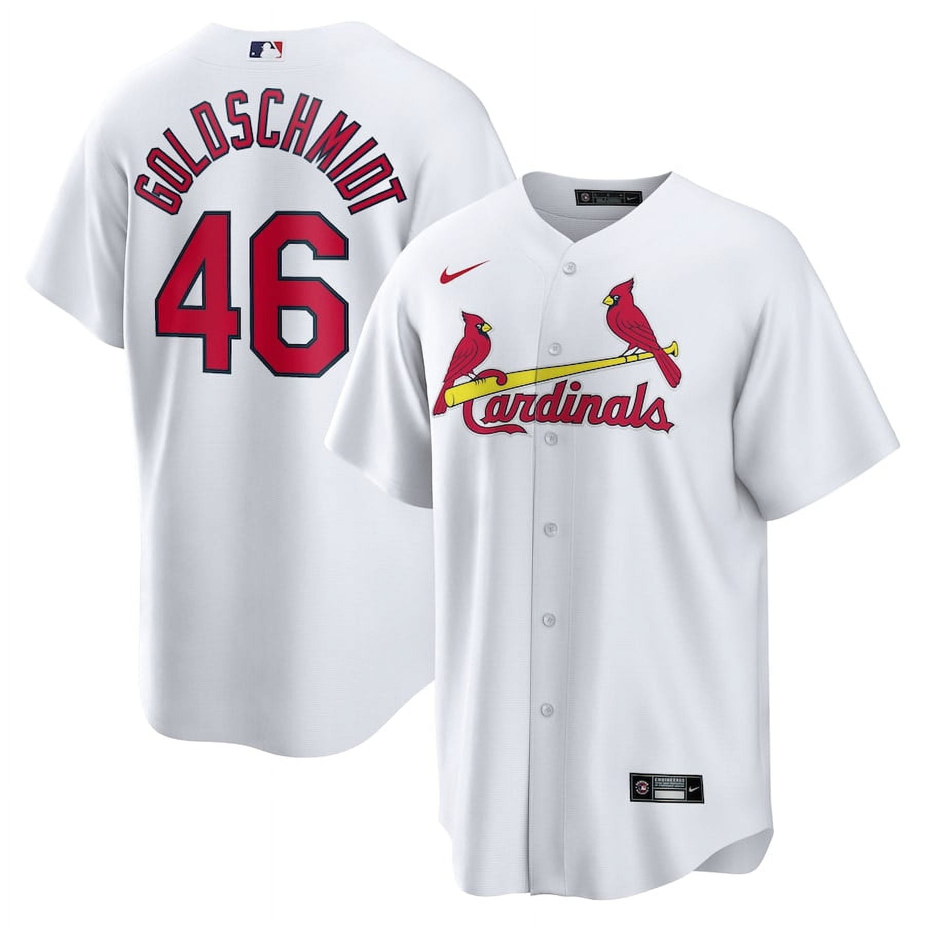 Paul Goldschmidt St._Louis_Cardinals Men's Home Replica Player Name Jersey White