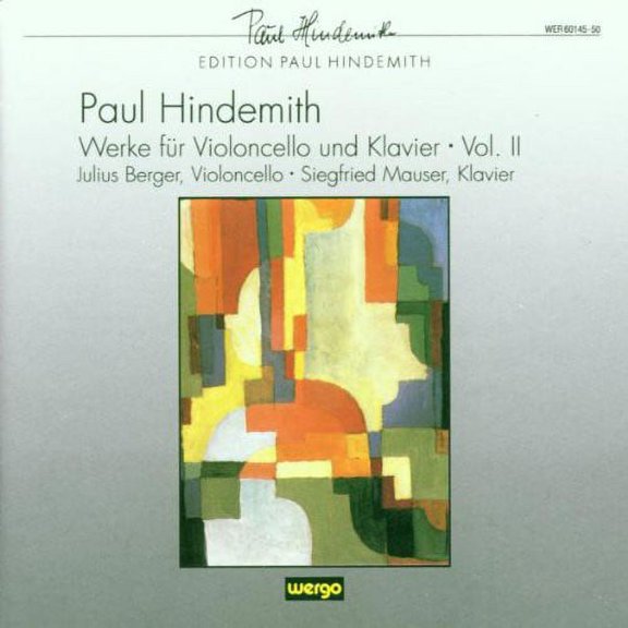 Paul Hindemith - Werke Fur Cello Und Klavier II - Music & Performance - CD
