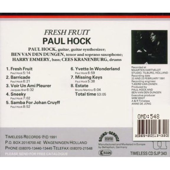 Paul Hock Fresh Fruit (Vinyl Record)