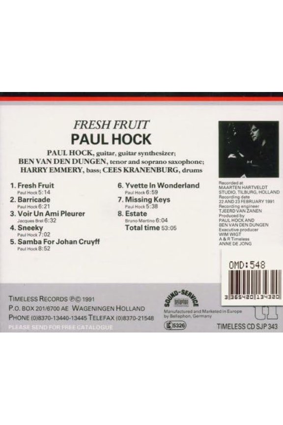 Paul Hock Fresh Fruit (Vinyl Record)