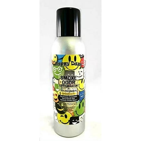 Smoke Odor Exterminator Air Freshener 7oz Large Spray, Happy Daze