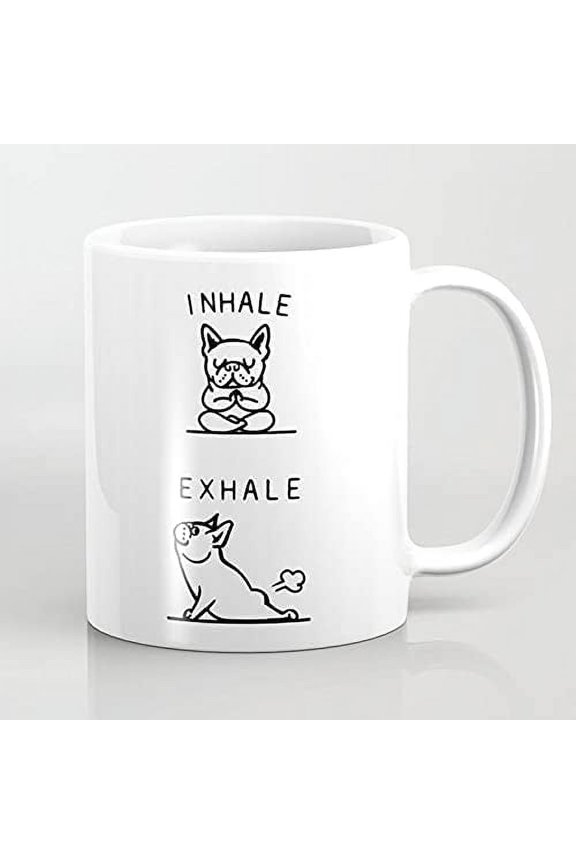 Paul - Inhale Exhale Frenchie Coffee Mug