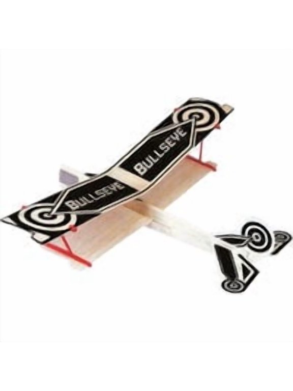 Paul K Guillow Bullseye Biplane Glider Plane - Pack of 24