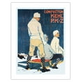 thumbnail image 1 of Paul Kehl P.K.Z Confection - Mens’ Ready-To-Wear-Clothing - Vintage Swiss-German Fashion Advertising Poster by Burkhard Mangold c.1909 - Bamboo Fine Art 290gsm Paper (Unframed) 17x22in, 1 of 4