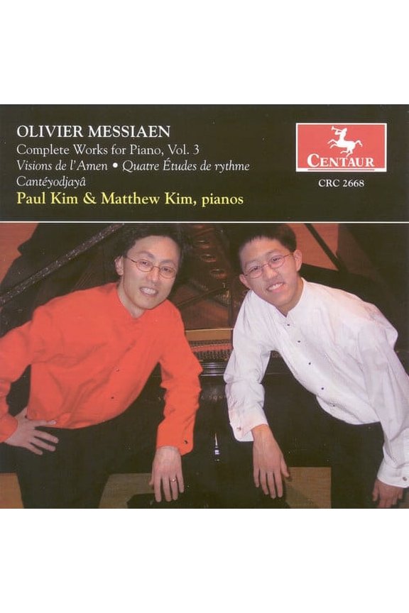 Paul Kim - Visions de L'amen for 2 Pianos / Quatre Etudes - Music & Performance - CD