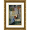 thumbnail image 1 of Paul Klee 11x14 Gold Ornate Wood Frame and Double Matted Museum Art Print Titled - Small Picture of Fir Trees (1922), 1 of 4