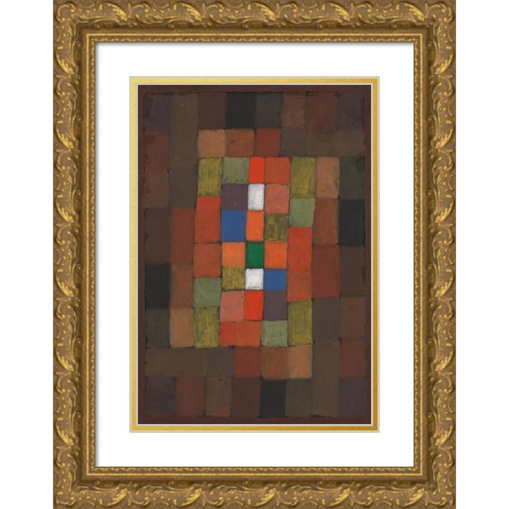 Paul Klee 11x14 Gold Ornate Wood Frame and Double Matted Museum Art ...