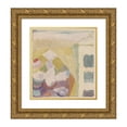 thumbnail image 1 of Paul Klee 12x13 Gold Ornate Wood Frame and Double Matted Museum Art Print Titled - Interior with the Clock (Interior with the Clock) (1913), 1 of 4