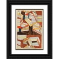 thumbnail image 1 of Paul Klee 13x18 Black Ornate Wood Framed Double Matted Museum Art Print Titled - Transparent-Perspective Added (II.) (1921), 1 of 5