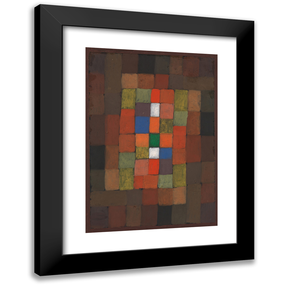 Paul Klee 14x18 Black Modern Framed Museum Art Print Titled - Static ...