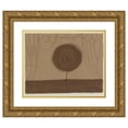 thumbnail image 1 of Paul Klee 18x15 Gold Ornate Wood Frame and Double Matted Museum Art Print Titled - A Flower Occurs (A Flower Performs) (1934), 1 of 4