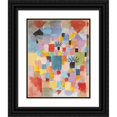 thumbnail image 1 of Paul Klee 20x24 Black Ornate Framed Double Matted Museum Art Print Titled: Southern Gardens (1919), 1 of 5
