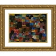 thumbnail image 1 of Paul Klee 24x19 Gold Ornate Framed and Double Matted Museum Art Print Titled - Deep Pathos (1915), 1 of 4