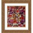 thumbnail image 1 of Paul Klee 2x Matted 20x22 Gold Ornate Framed Art Print 'Rose garden', 1 of 2