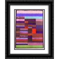 thumbnail image 1 of Paul Klee 2x Matted 20x24 Black Ornate Framed Art Print 'Individualized Altimetry of Stripes', 1 of 2
