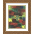 thumbnail image 1 of Paul Klee 2x Matted 20x24 Gold Ornate Framed Art Print 'Little Tree Amid Shrubbery', 1 of 2