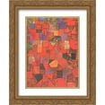 thumbnail image 1 of Paul Klee 2x Matted 20x24 Gold Ornate Framed Art Print 'Mountain Village (Autumnal)', 1 of 2
