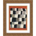 thumbnail image 1 of Paul Klee 2x Matted 20x24 Gold Ornate Framed Art Print 'Rhythmic (Rythmical)?', 1 of 2