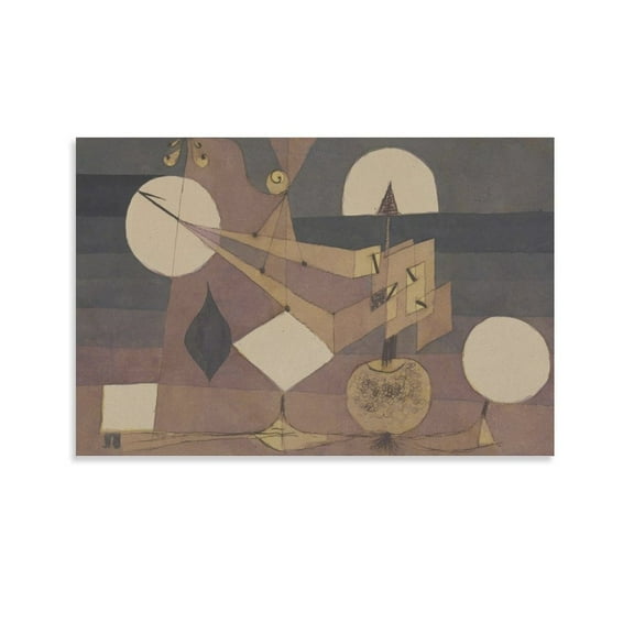 Paul Klee-Agricultural Experimental Plan for Late Fall Picture Print Canvas Poster Wall Paint Art Posters Decor Modern Home Artworks Gift 16x24inch(40x60cm)