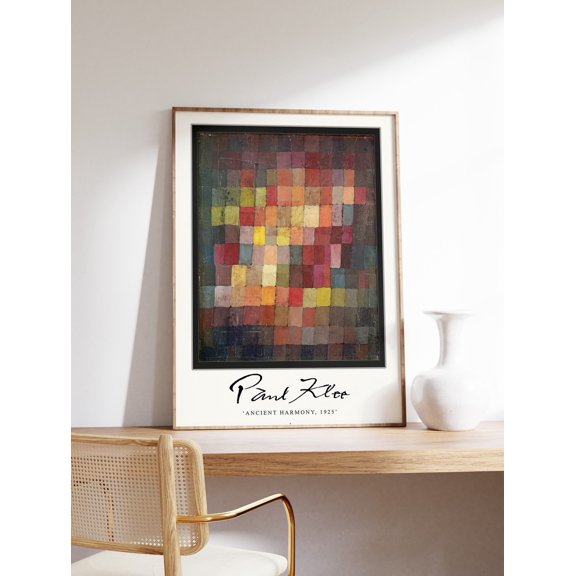 Paul Klee Ancient Harmony Surrealist Modernism Cubism Exhibition Art Print, Unframed Paper Poster 8x10in
