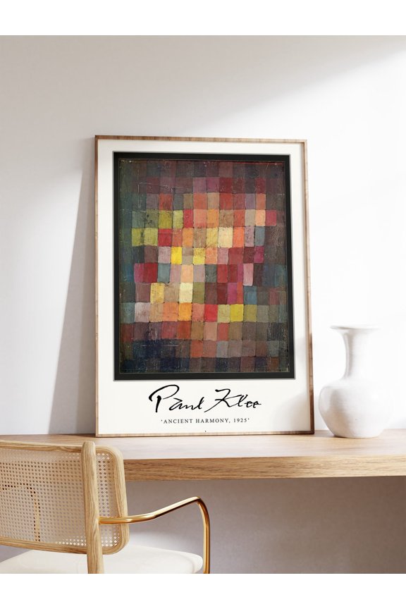 Paul Klee Ancient Harmony Surrealist Modernism Cubism Exhibition Art Print, Unframed Paper Poster 8x10in