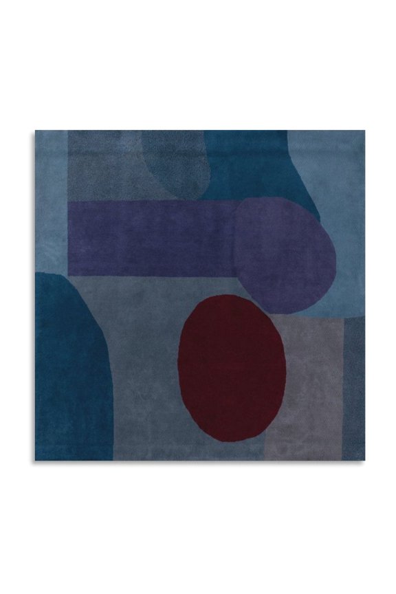 Paul Klee-Bleu Rouge Art Poster Canvas Painting Decor Wall Print Photo Gifts Home Modern Decorative Posters 16x16inch(40x40cm)