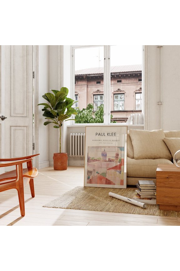 Paul Klee Exhibition Print Vintage Fine Art Print, Unframed Paper Poster 8x10in