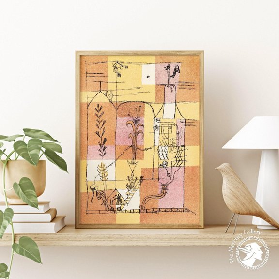 Paul Klee In The Spirit Of Hoffmann Abstract Surrealist Decor