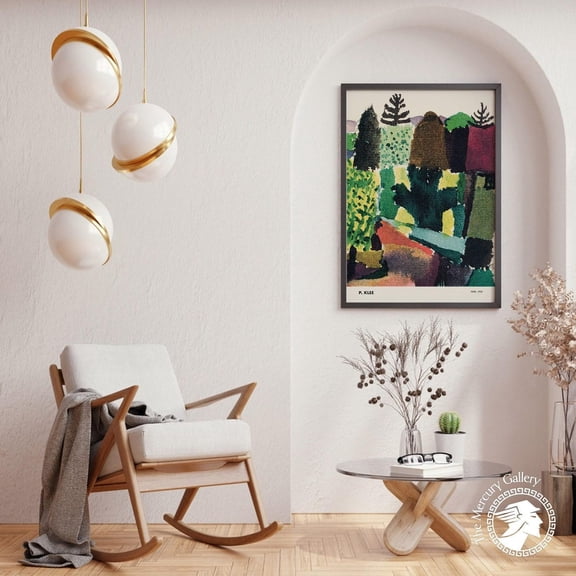 Paul Klee Landscape Art Abstract Park 1920 Fine Art Print Style