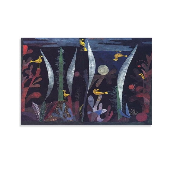 Paul Klee Print Painting (13) Canvas Wall Art Poster Decorative Bedroom Modern Home Print Picture Artworks Posters 12x18inch(30x45cm)