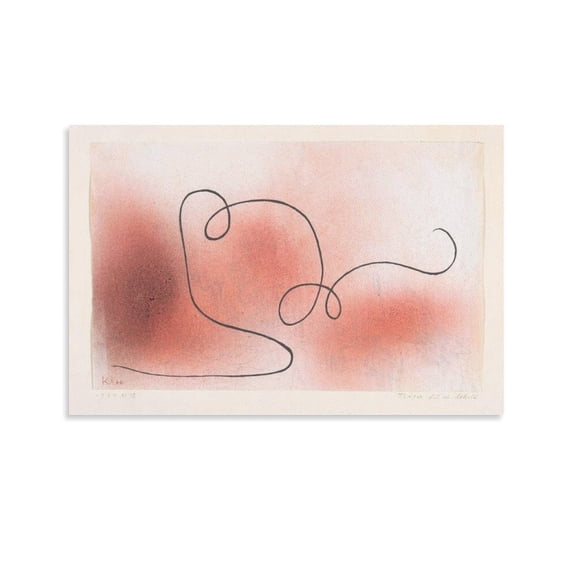 Paul Klee-Träger Für Ein Schild Wall Art Poster Gifts Bedroom Prints Home Decor Hanging Picture Canvas Painting Posters 16x24inch(40x60cm)