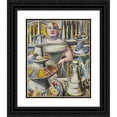 thumbnail image 1 of Paul Kleinschmidt 20x24 Black Ornate Framed Double Matted Museum Art Print Titled: Bardame (Barmoid) (1932), 1 of 5