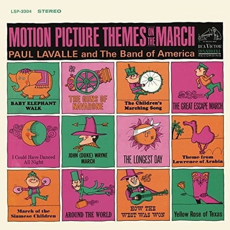 Paul Lavalle - Motion Picture Themes On the March - Music & Performance - CD
