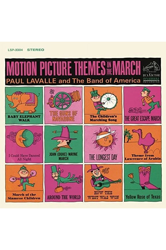 Paul Lavalle - Motion Picture Themes On the March - Music & Performance - CD