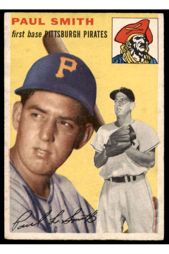 Paul Leslie Smith Rookie Card 1954 Topps #11