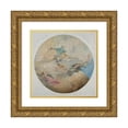 thumbnail image 1 of Paul Louis Delance 21x20 Gold Ornate Framed and Double Matted Museum Art Print Titled - La Terre (1891 - 1892), 1 of 4