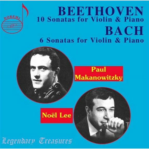 Paul Makanowitzky - Complete Violin Sonatas of Beethoven & Bach - Music & Performance - CD