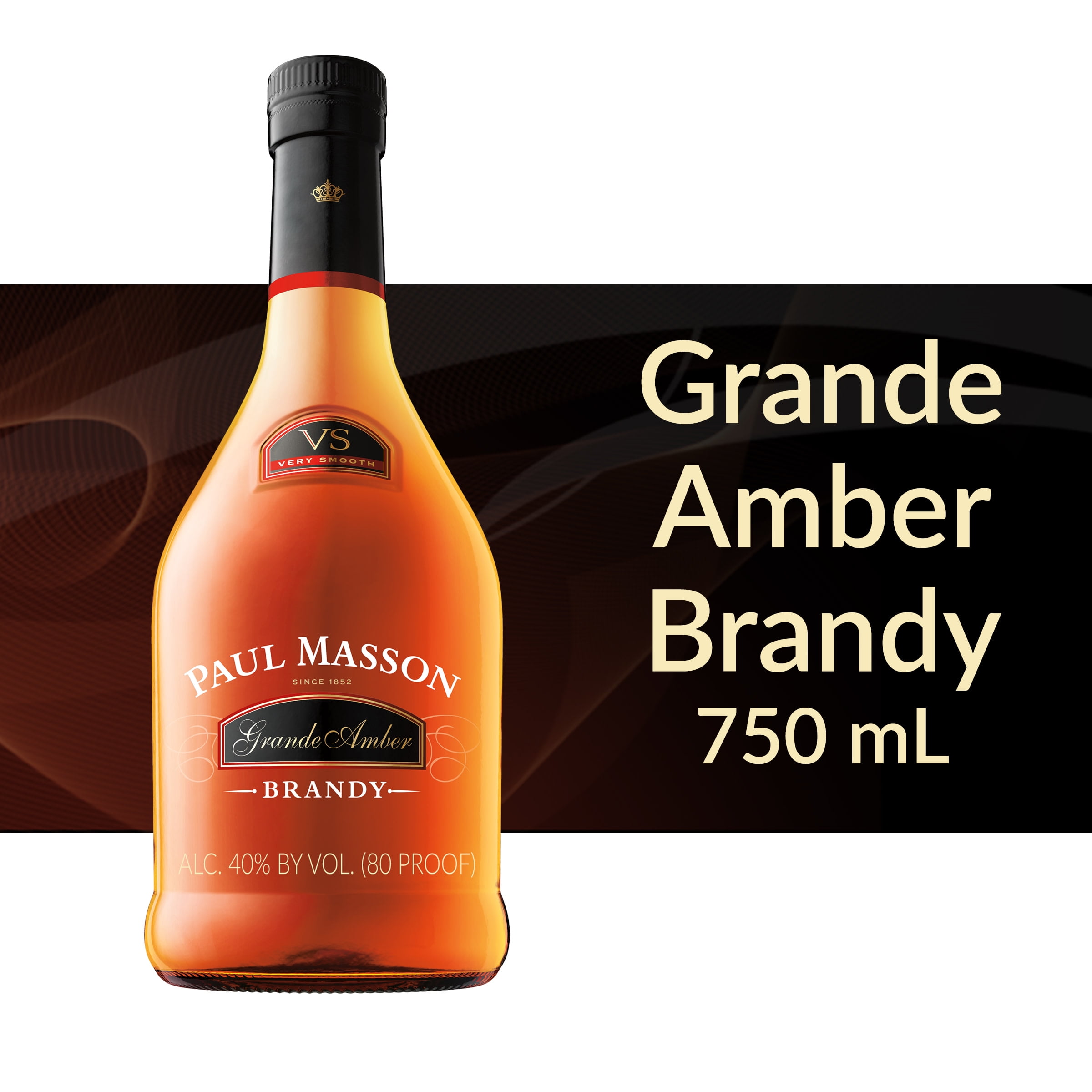 Paul Masson Grande Amber VS Brandy, 750ml - Walmart.com