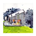 thumbnail image 1 of Paul McCreery 'Cabin Scape IV' Canvas Art, 1 of 3